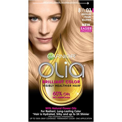 garnier hair color olia oil powered permanent hair color